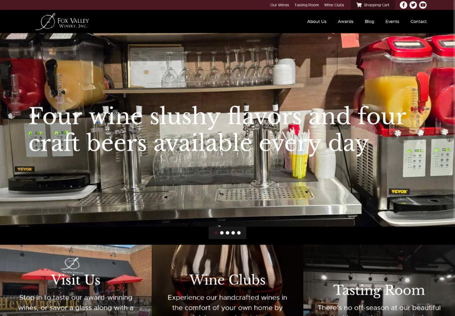 Winery Web Design