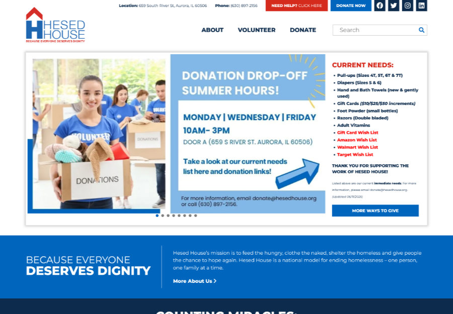 Nonprofit Web Design